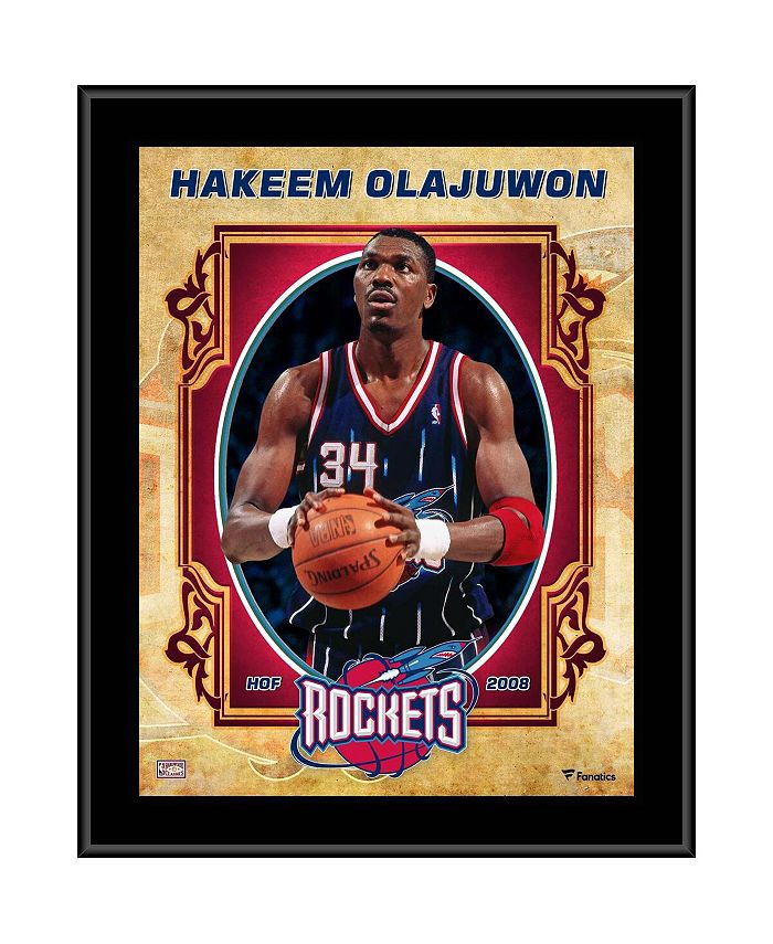 Lids Hakeem Olajuwon Houston Rockets Fanatics Authentic