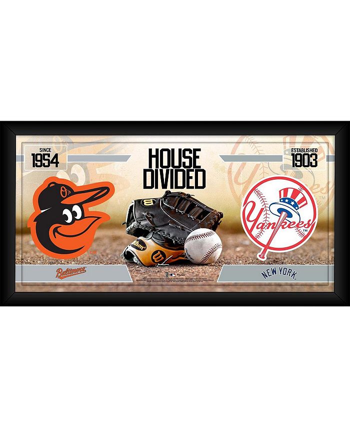 Fanatics Authentic Baltimore Orioles vs. New York Yankees Framed 10