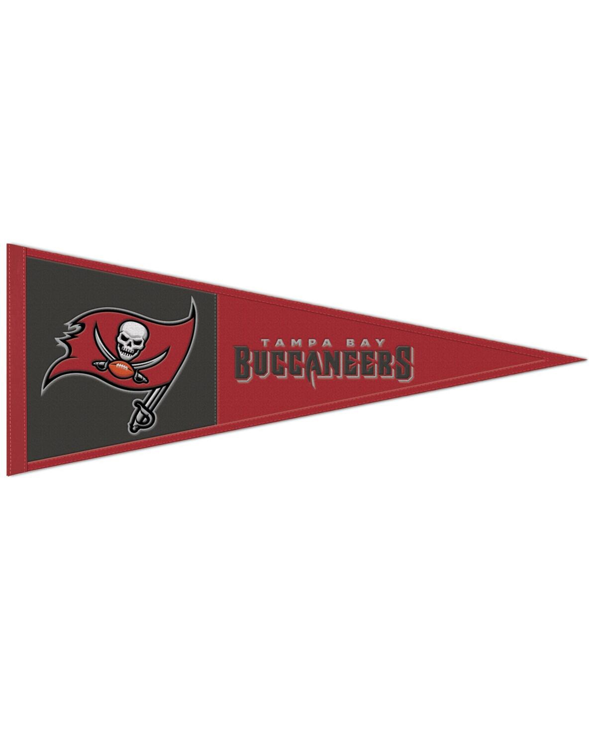 Wincraft Tampa Bay Buccaneers 13" X 32" Wool Primary Logo Pennant In Red