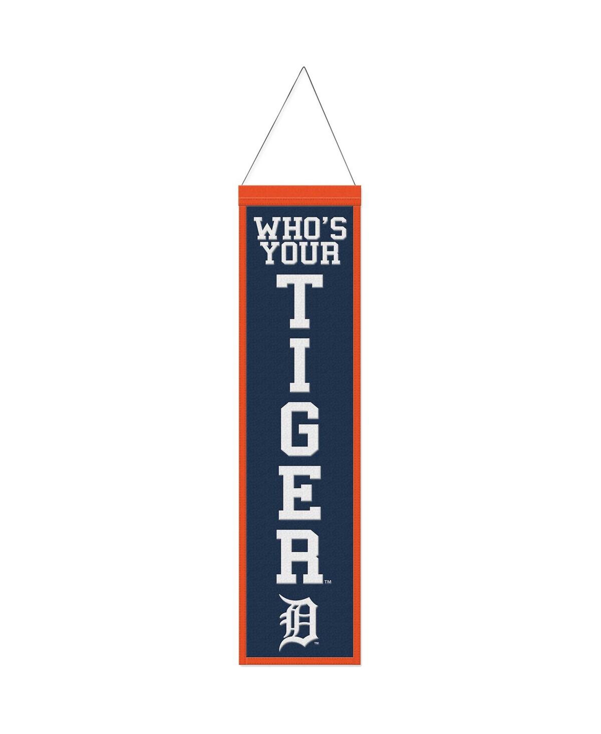 Wincraft Detroit Tigers 8" X 32" Slogan Wool Banner In Multi