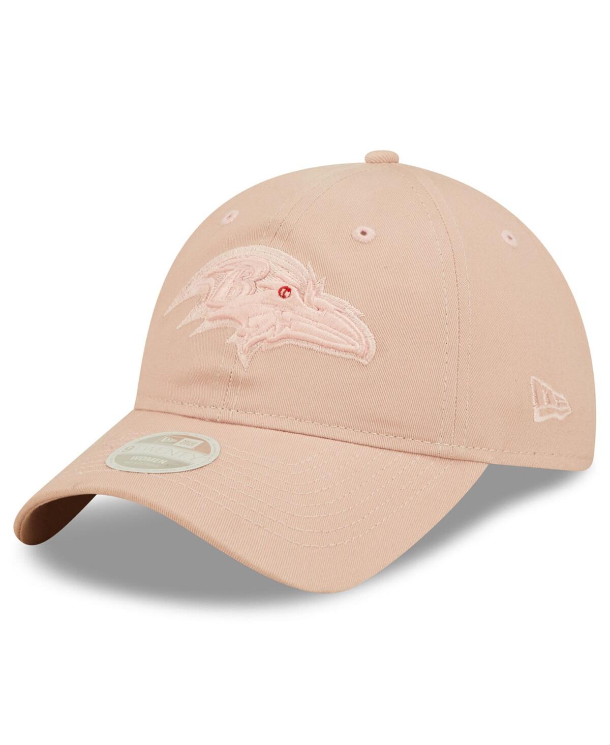 Shop New Era Women's  Pink Baltimore Ravens Core Classic 2.0 Tonal 9twenty Adjustable Hat