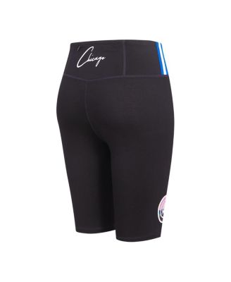Women's Black Chicago Cubs City Scape Bike Shorts