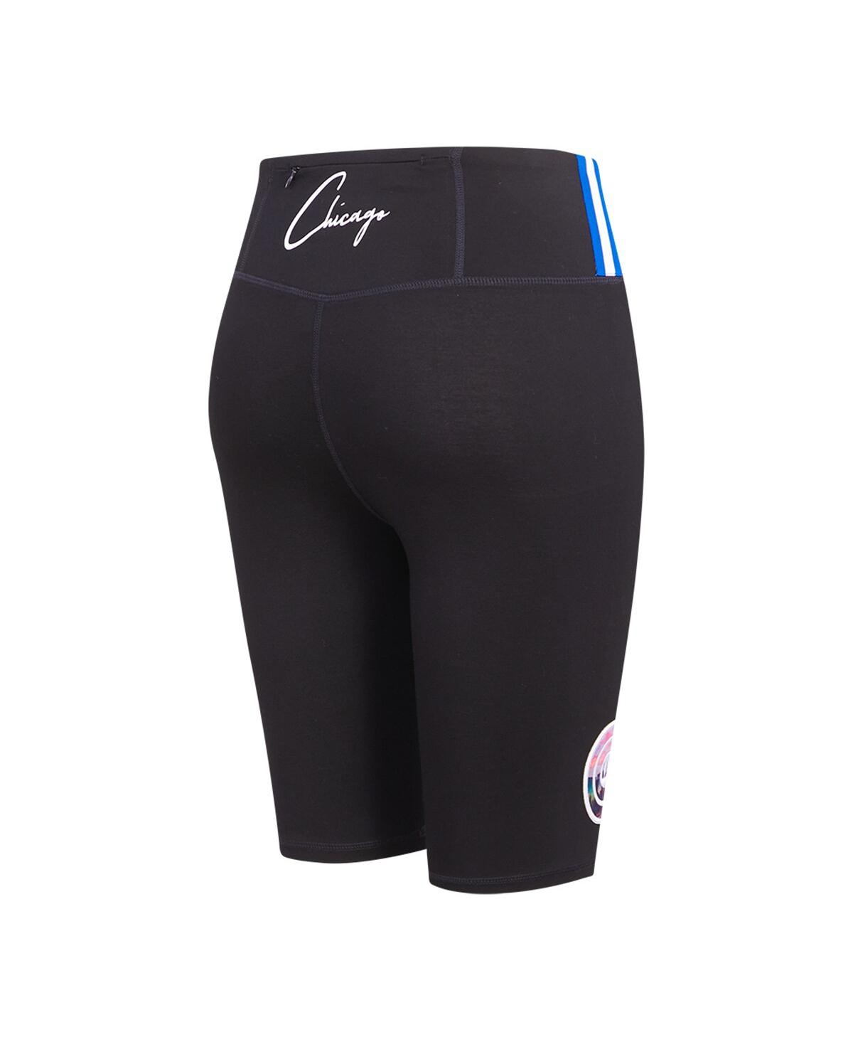 Shop Pro Standard Women's  Black Chicago Cubs City Scape Bike Shorts