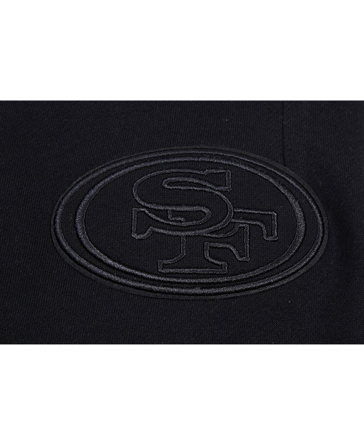 Shop Pro Standard Men's  Black San Francisco 49ers Neutral Fleece Sweatpants
