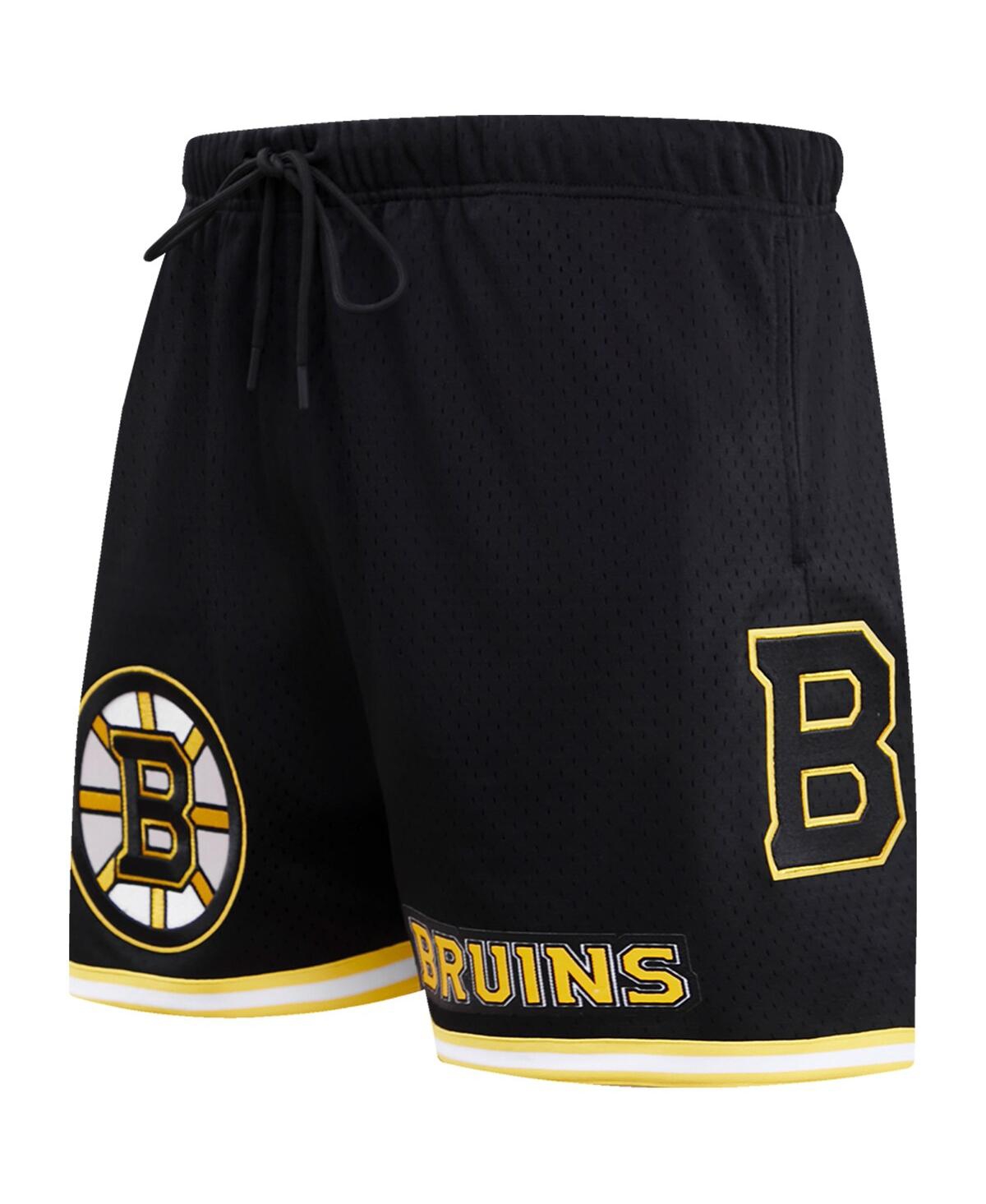 Pro Standard Black Boston Bruins Classic Mesh Shorts In Black