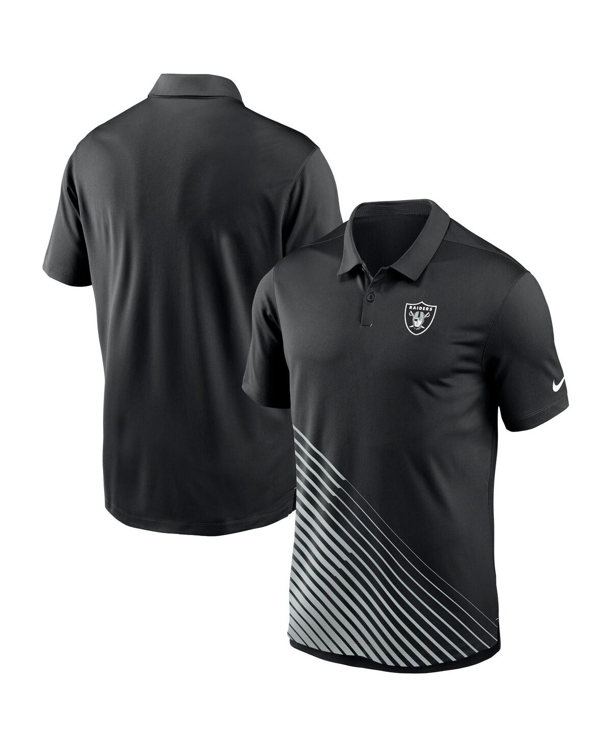 Men's Nike Black Las Vegas Raiders Vapor Performance Polo Shirt - Black