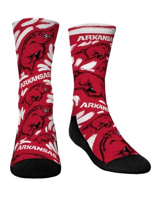 Youth Boys and Girls Rock 'Em Socks Arkansas Razorbacks Allover Logo ...