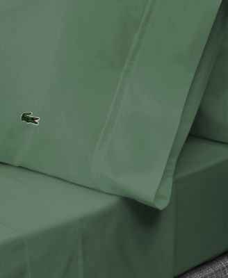 Solid Cotton Percale Pillowcase Pair, Standard