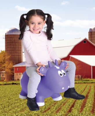 Farm Hoppers Cow Ride-On Toddler Inflatable Bounce Toy