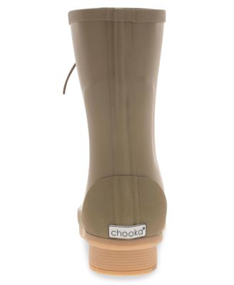 Women's Classic Mid Tie Rain Boot