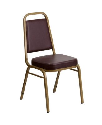 Trapezoidal Back Stacking Banquet Dining Chair - 2.5" Thick Seat