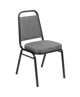 Trapezoidal Back Stacking Banquet Dining Chair - 2.5" Thick Seat
