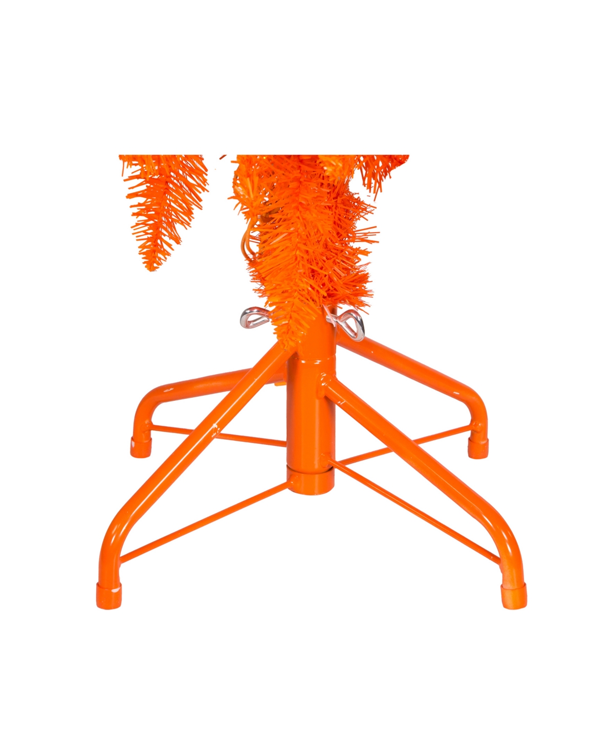Kurt Adler Pre-Lit Orange Slim Tree