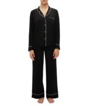 Femofit Womens Pajama Set 100% Cotton Pajamas Long Sleeve Women Sleepwear  Loungewear S-XL Dark Blue : : Fashion