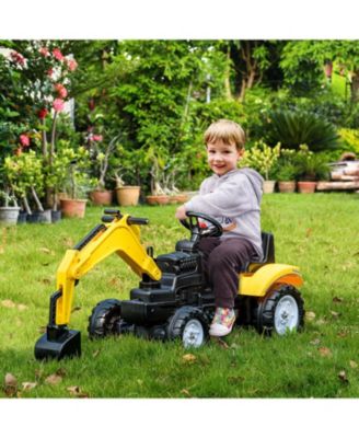 Kids Ride-On Construction with Horn for Kids & Toddlers 3+,