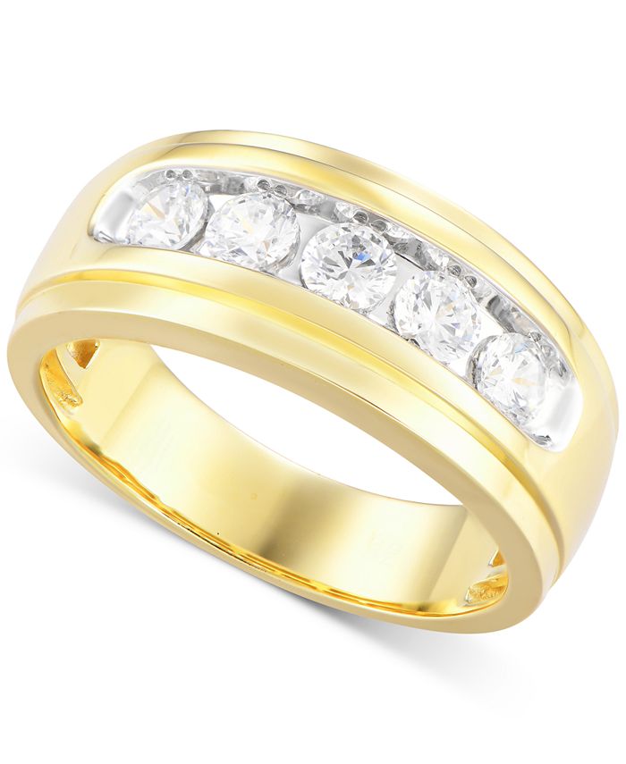 Macy's wedding rings discount mens