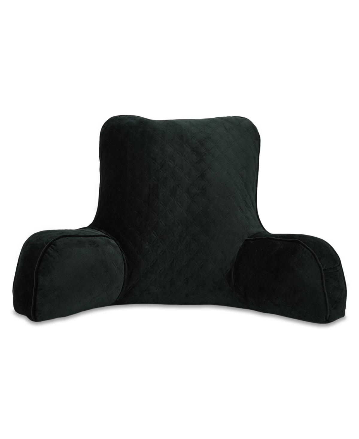 Arlee Home Fashions Every Bed Rest Lounger Pillow, 32" X 17" In Black