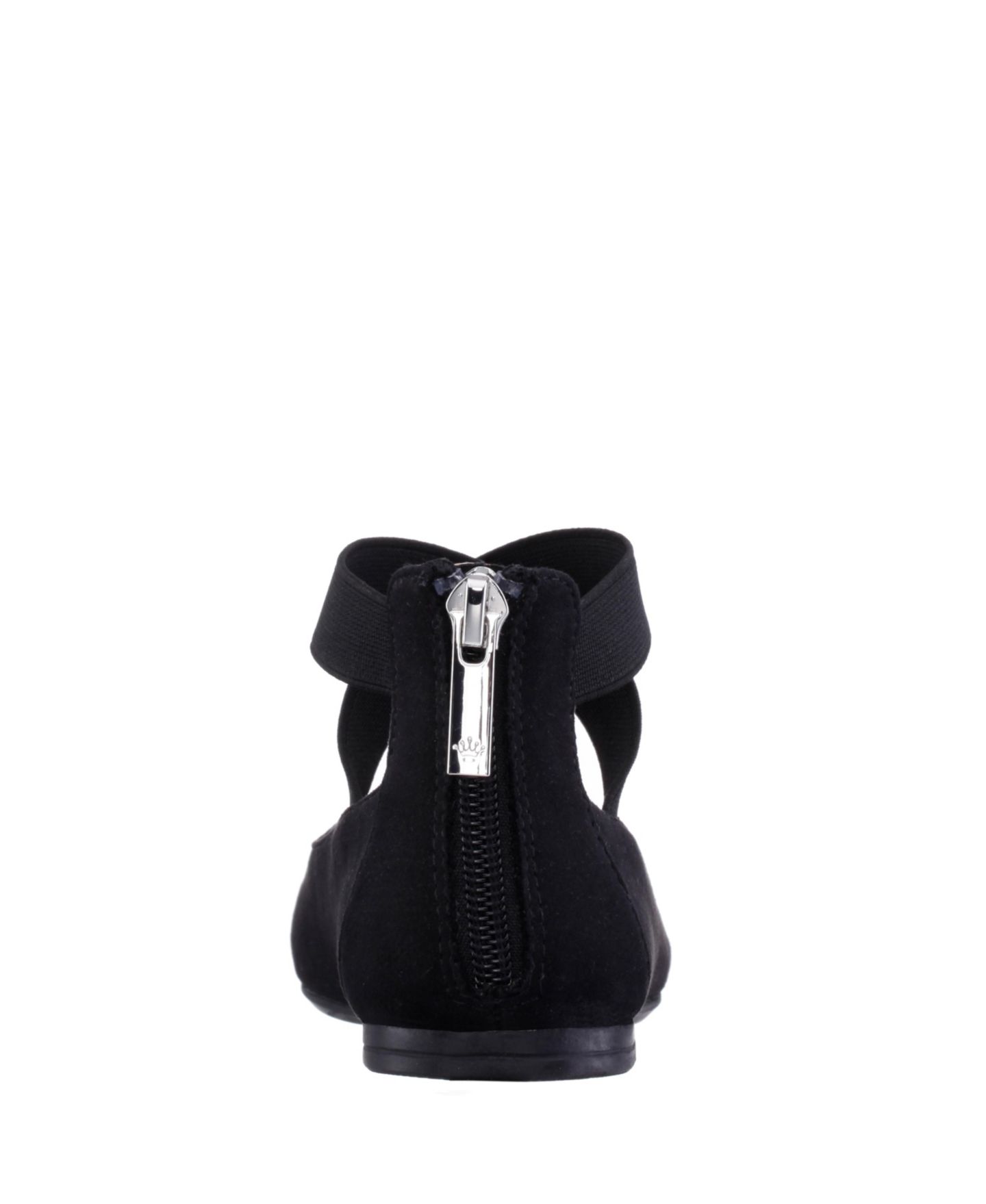 Балетки Nina Marissa Crisscross Ankle Strap Ballet Flat для девочек, цвет: Чёрный — фото 3