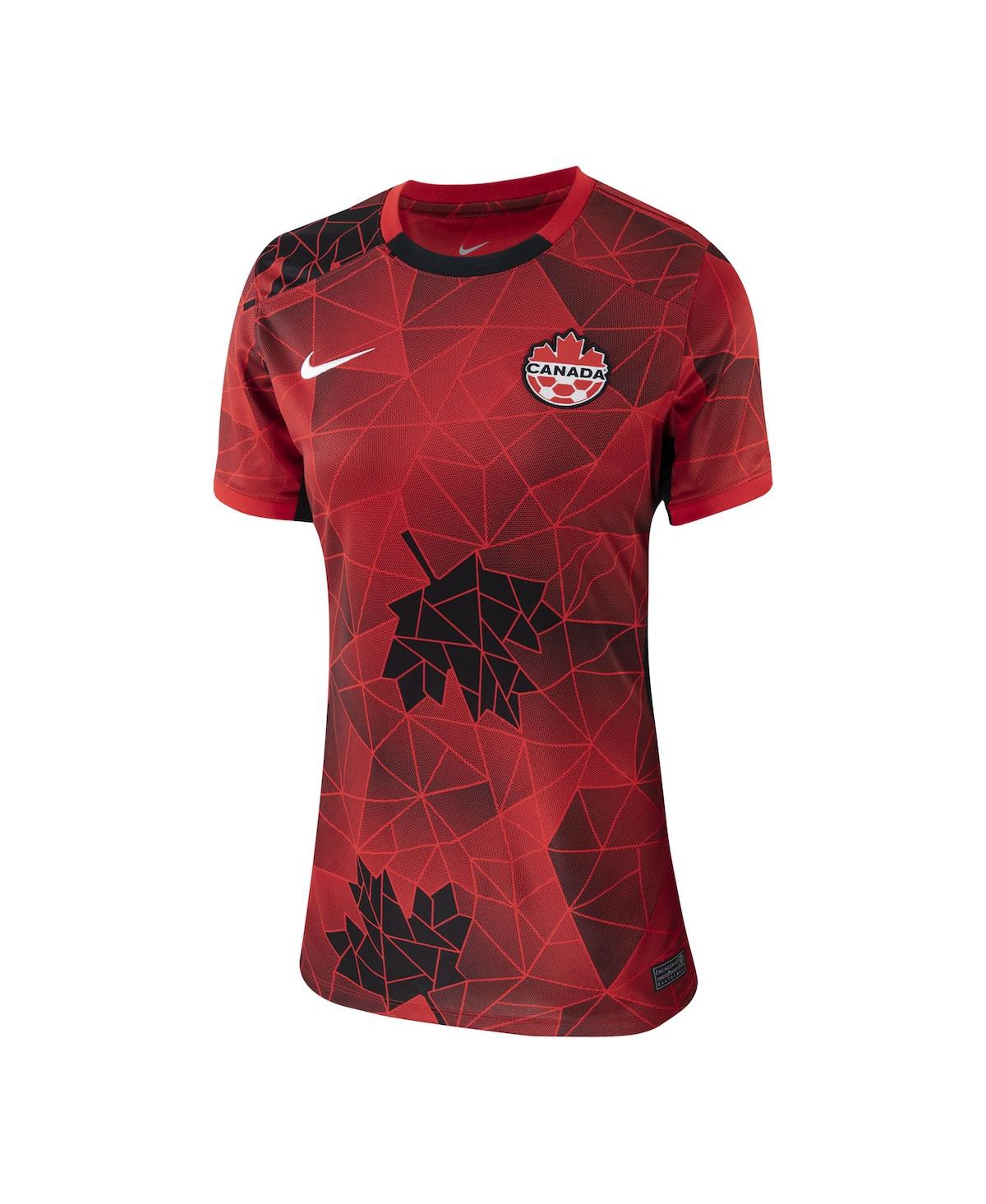 Women's NikeCanada Women's National Team 2023 Home Replica Jersey - Red, Black
