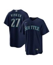Men's Nike White Seattle Mariners Home 2023 MLB All-Star Game Patch Replica Player Jersey, M
