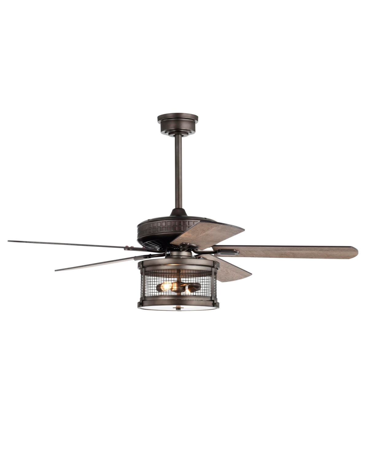 Home Accessories Cadence 52" 2-light Indoor Ceiling Fan With Light Kit And Remote In Bronze
