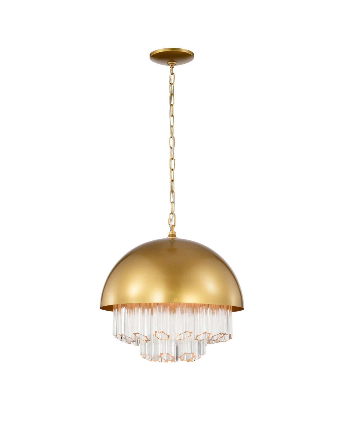 Home Accessories Wiskass 16" 4-light Indoor Chandelier With Light Kit In Satin Gold