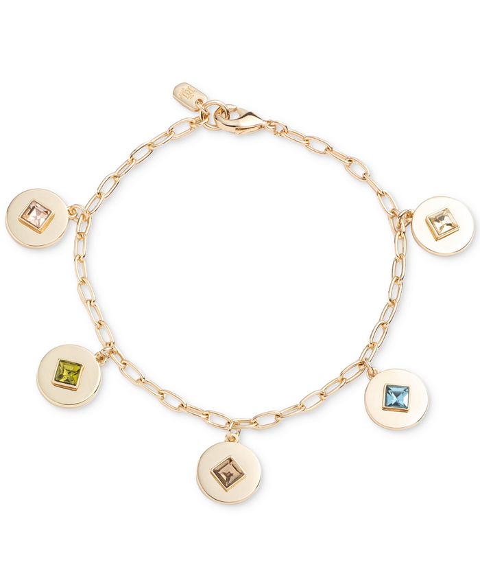 Lauren Ralph Lauren Gold Tone Multi Coin Flex Bracelet Macy s