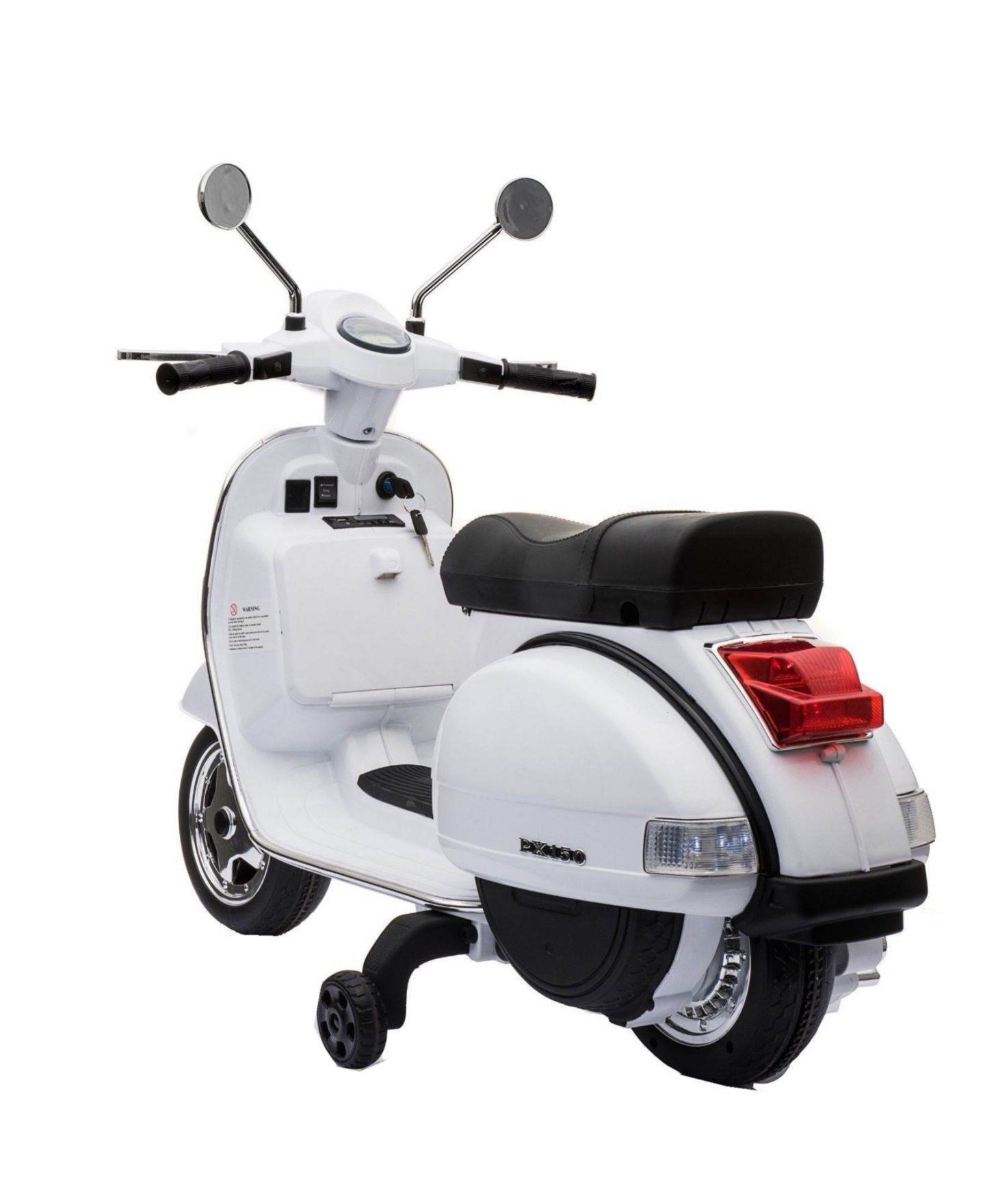 Детская игрушка Best Ride on Cars Vespa 12V Powered Leather-Seat Ride-On Scooter, Ages 3-6 — фото 3