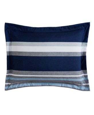 Heathered Block Reversible 3 Piece Comforter Set, Full/Queen