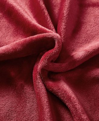 Solid Ultra Soft Plush Fleece Blanket, Full/Queen