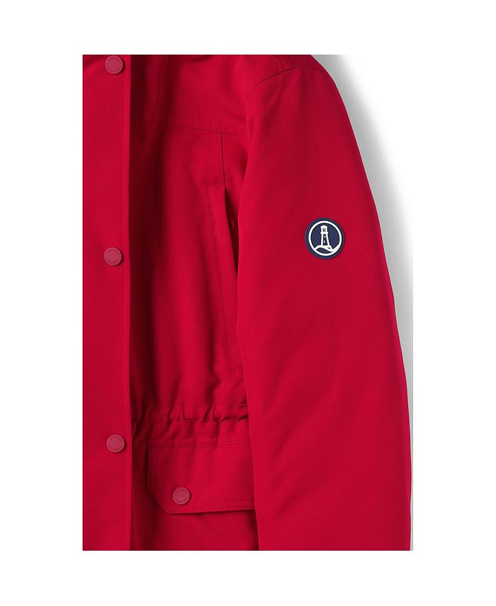 Veste Doudoune Isolée Lands' End Royal Bleu - Taille M 10/12, Occasion Très Bon état
