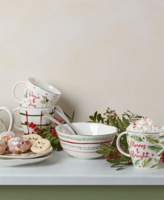 Bayberry All-Purpose Porcelain Bowls, Set of 4