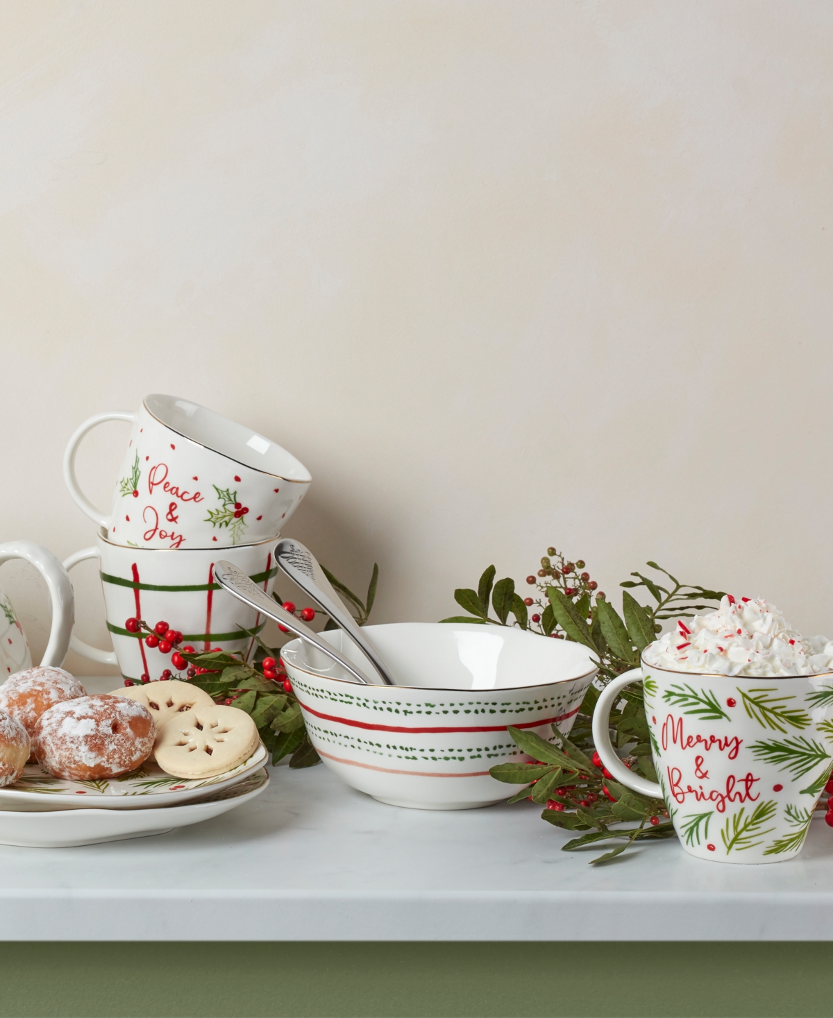 Lenox Bayberry All-Purpose Porcelain Bowls, Set of 4