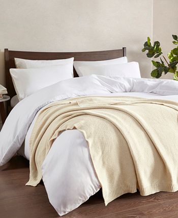 Fox and ivy chunky knit throw store