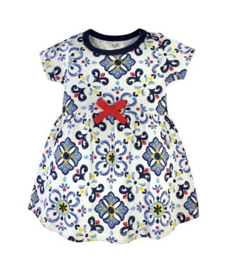 Natural Cotton Dress and Cardigan