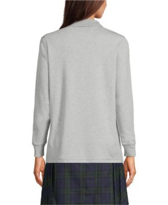 Women's Long Sleeve Interlock Polo Shirt