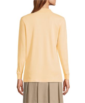 Women's Long Sleeve Interlock Polo Shirt