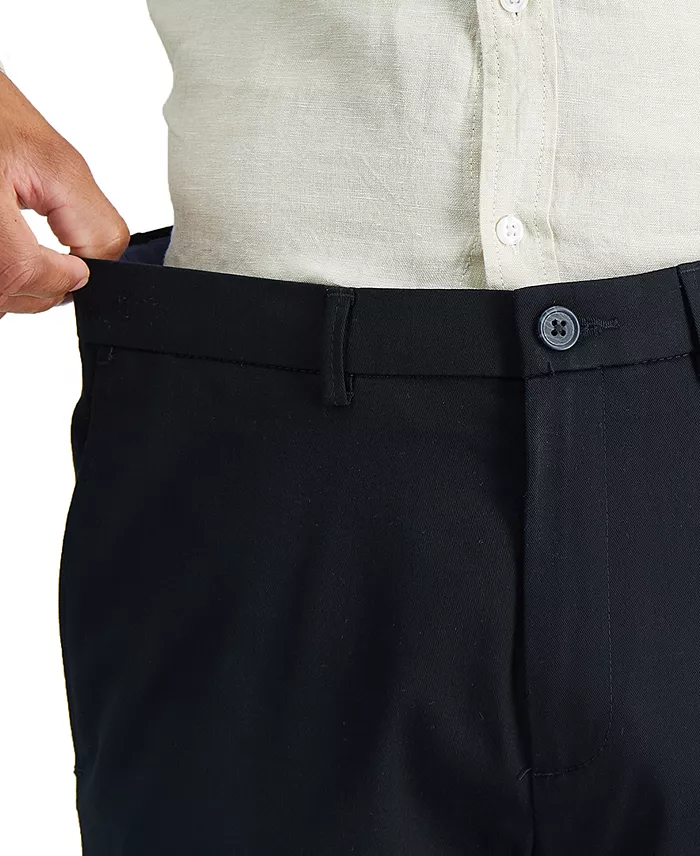 Men’s Premium No Iron Khaki Straight-Fit Stretch Flat-Front Pants - thumbnail 5