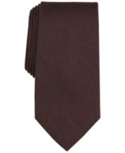 Cream Necktie with Large Brown Gears