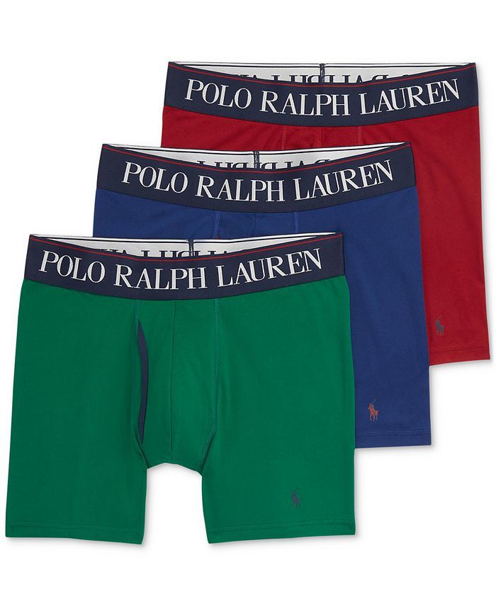 4D-Flex Cool Long Leg Boxer Briefs - 3 Pack by Polo Ralph Lauren