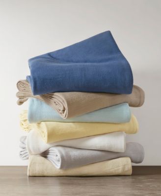 Freshspun Basketweave Cotton Blanket, King