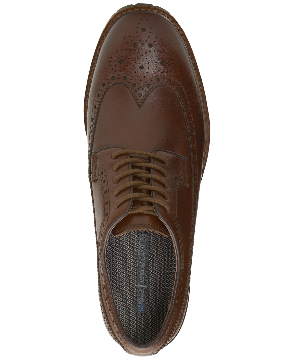 Vince Camuto Men's Kaori Wingtip Dress Shoe -Mocha