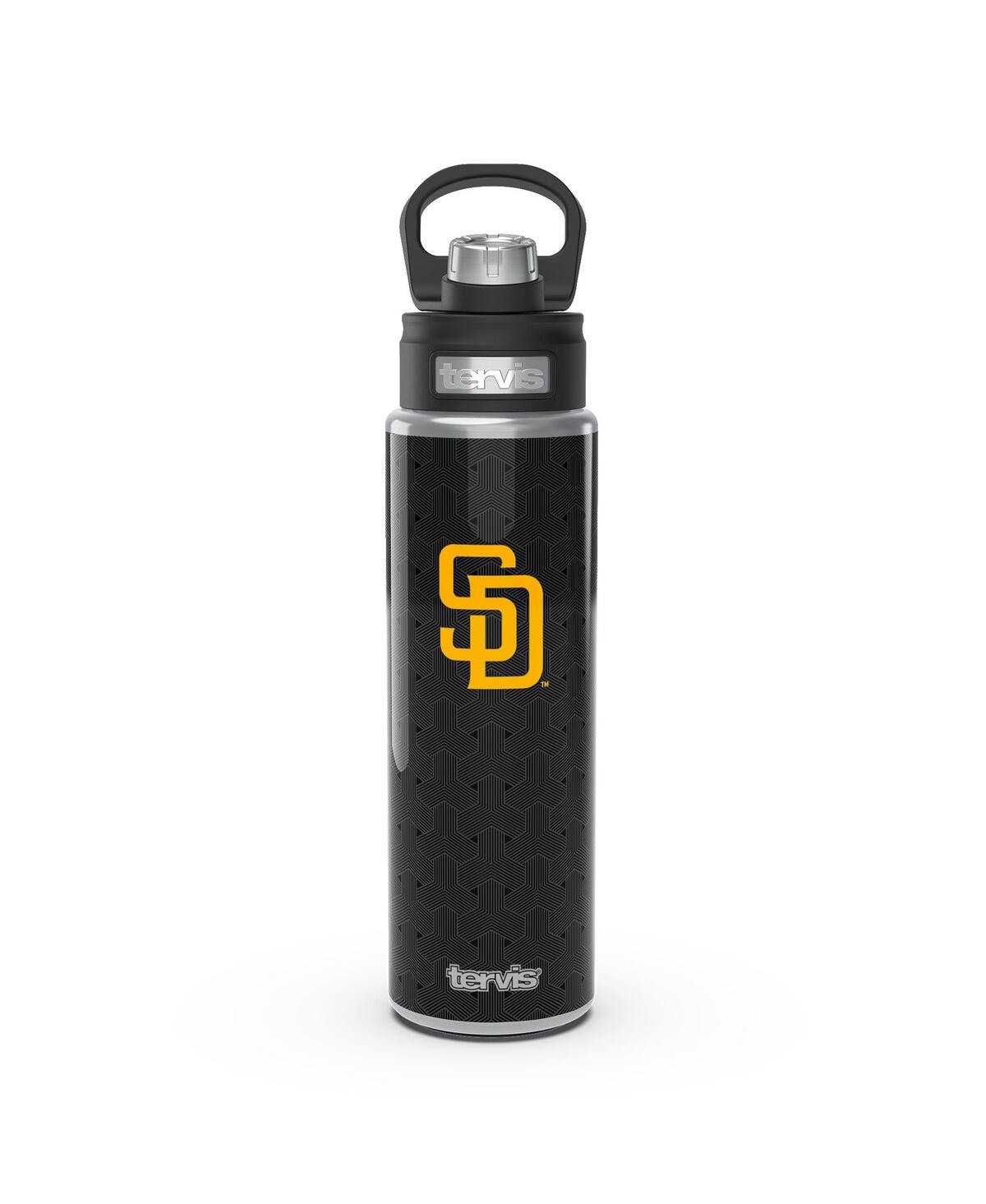 Tervis Tumbler San Diego Padres 24 oz Weave Stainless Steel Wide Mouth Bottle In Black