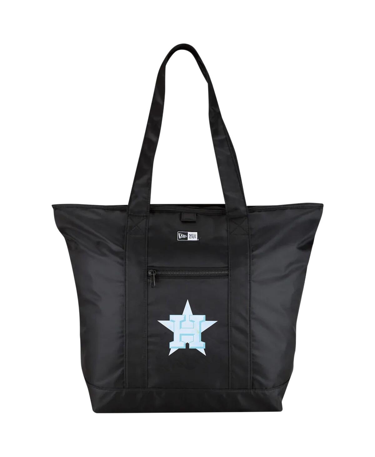 New Era Men's And Women's  Houston Astros Color Pack Tote Bag In Black
