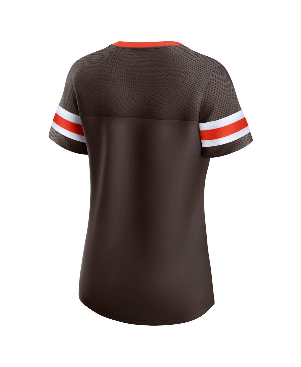 Fanatics Branded Brown Cleveland Browns Original State Lace-up T-shirt In Brown
