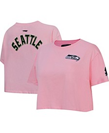 Seattle Seahawks Fanatics Branded Women's Draft Me Lace-Up T-Shirt - College Navy