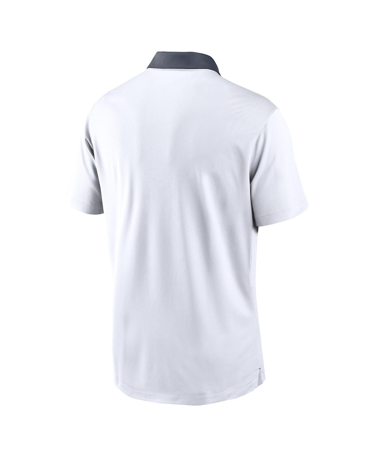 Shop Nike Men's  White Chicago Bears Vapor Performance Polo Shirt