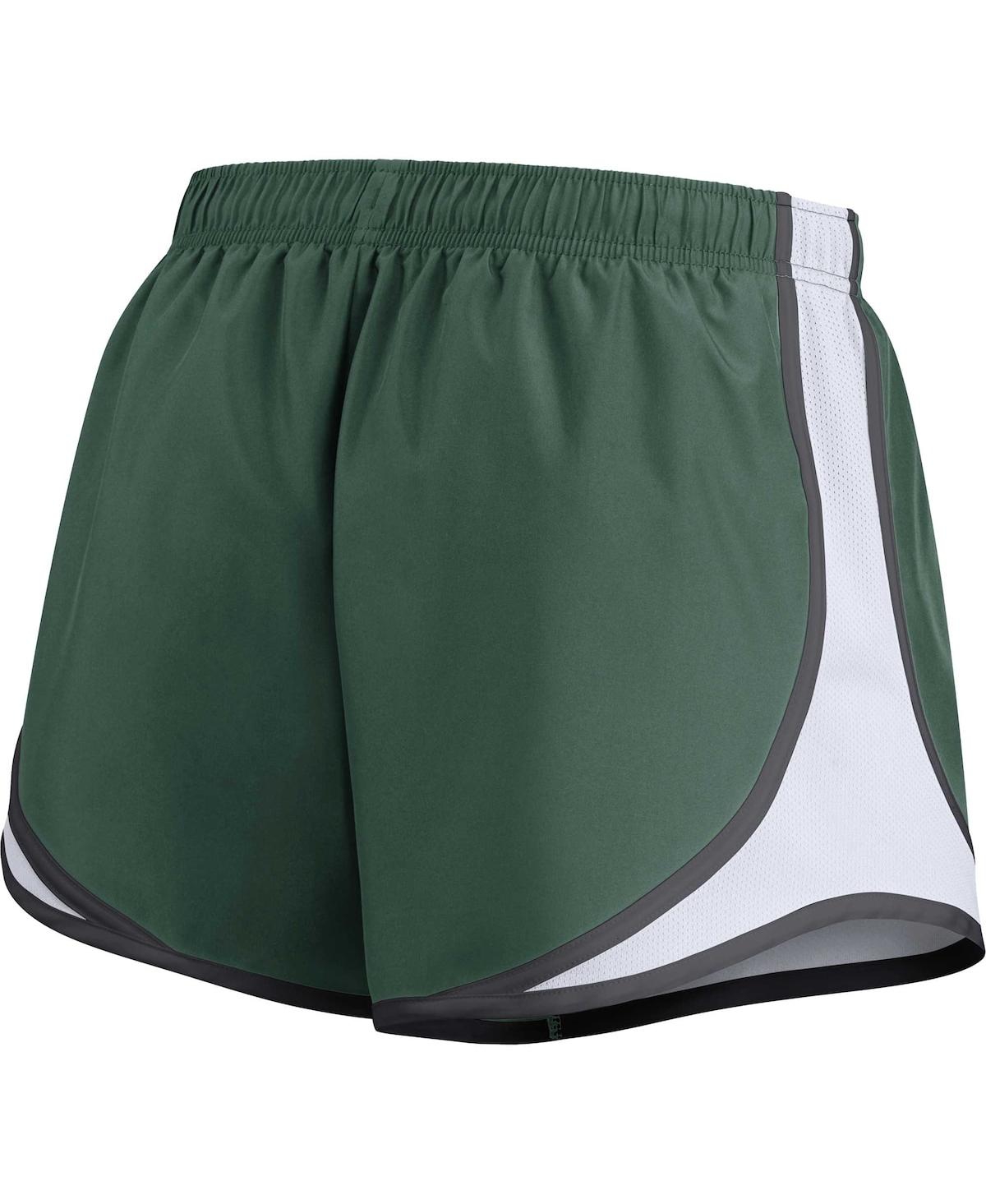 Shop Nike Women's  Green Green Bay Packers Tempo Shorts