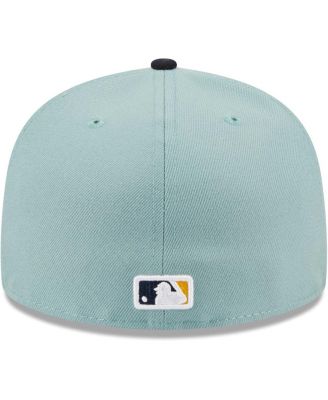 Men's Light Blue, Navy New York Mets Beach Kiss 59FIFTY Fitted Hat