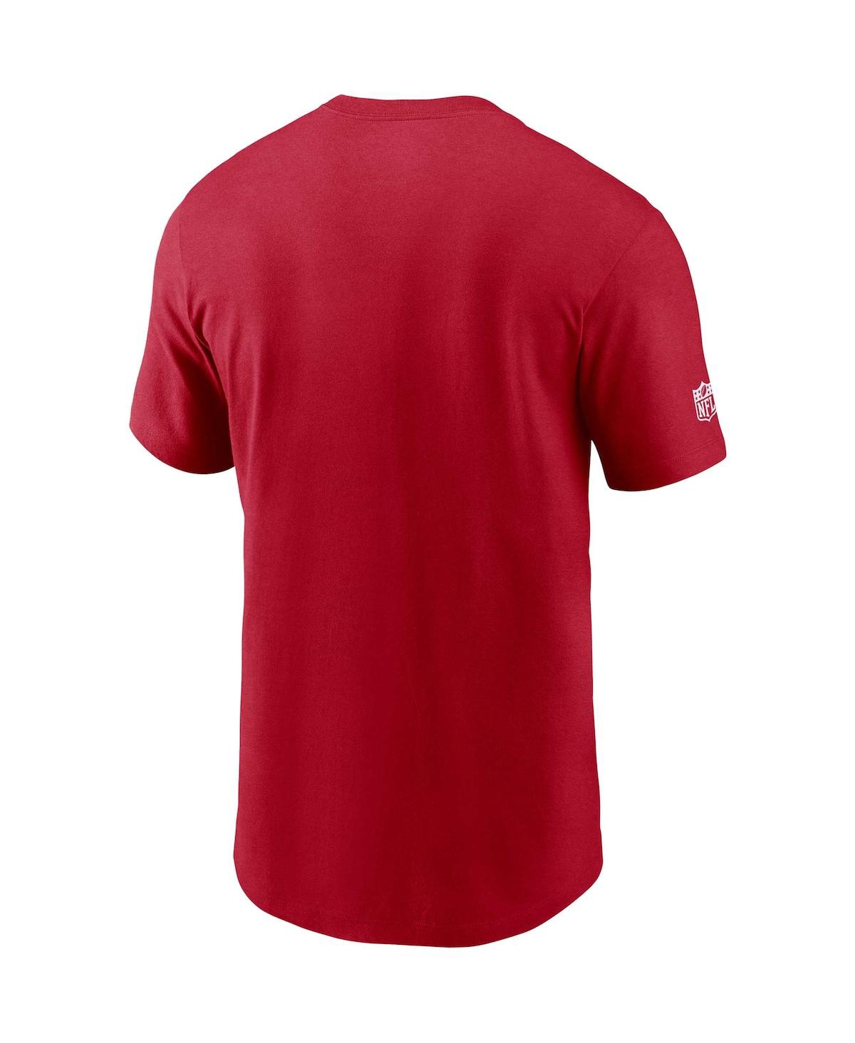 Shop Nike Men's  Red Tampa Bay Buccaneers Sideline Performance T-shirt